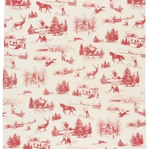 Now Designs Holiday Toile Tea Towel NWT